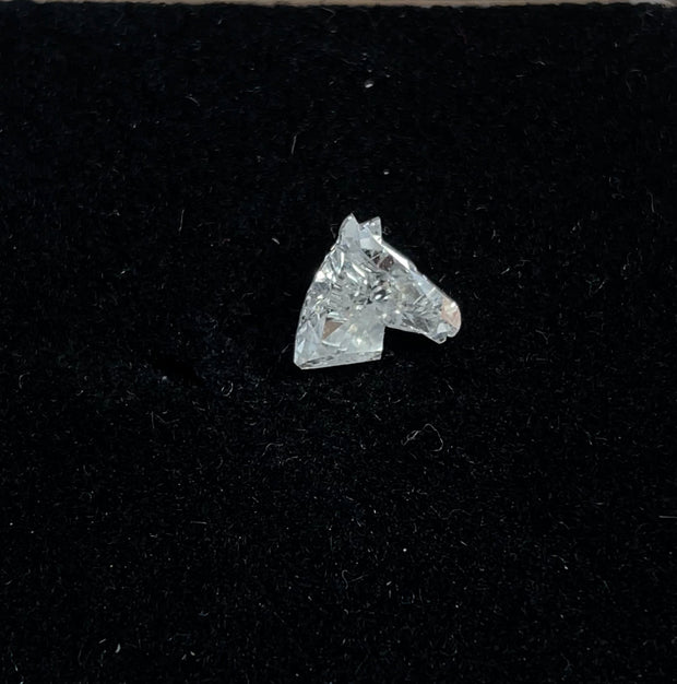 Rare 0.84 Carat G SI2 Horse Head Natural Loose Diamond