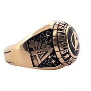 Rare 1 /100 Limited Edition "Beam Me Up Scotty" Star Trek 14K Yellow Gold Ring