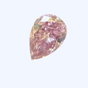 GIA Certified 0.10ct Fancy intense purplish pink pear shape Natural Dimond