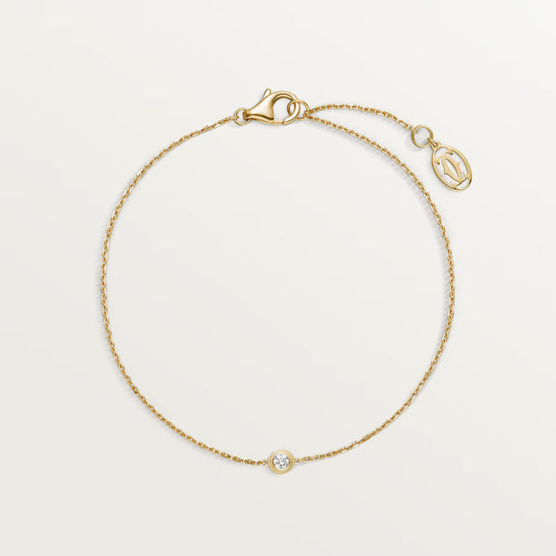 Cartier 18k Yellow Gold D'AMOUR Diamond Bracelet