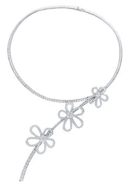 Van Cleef & Arpels Flower Lace collection Diamond Necklace