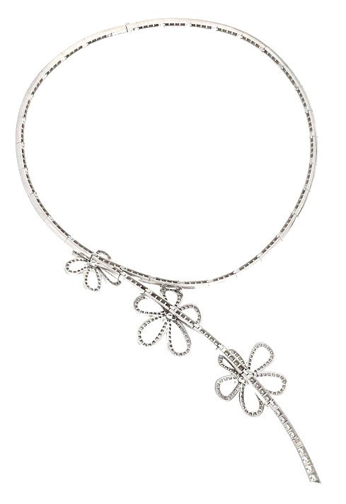 Van Cleef & Arpels Flower Lace collection Diamond Necklace