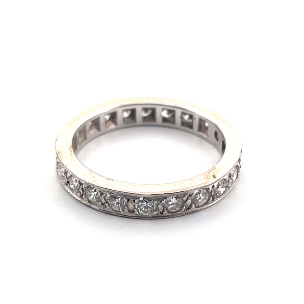 14k White Gold 1.00tcw Diamond Ring