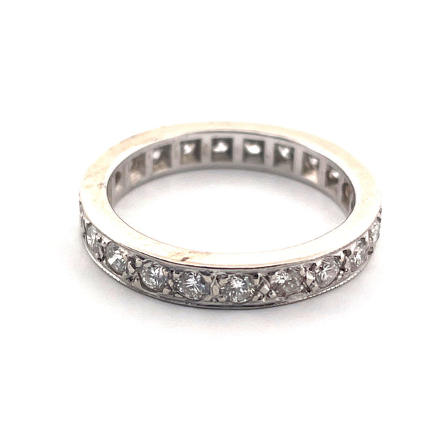 14k White Gold 1.00tcw Diamond Ring