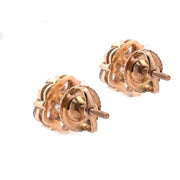 Dazzling 14k Yellow Gold Diamond Stud Earrings