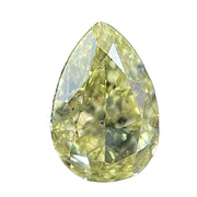 1.00 CARAT PEAR BRILLIANT GIA CERTIFIED FANCY YELLOW SI2 CLARITY NATURAL DIAMOND