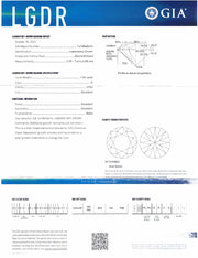 Gia Certified 1.54 Carat G Vvs2 Round Brilliant Lab Grown Diamond