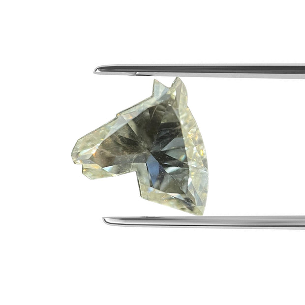 Gia Certified 1.27ct Horse Modified Brilliant L SI1 Diamond Ring in 18k Gold