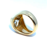 Gia Certified 1.27ct Horse Modified Brilliant L SI1 Diamond Ring in 18k Gold