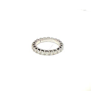 Dazzling 18K White Gold Eternity Band with 1.98 TCW Diamonds