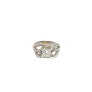 GIA Certified 1ct G VS2 Diamond Biting Snake Ring