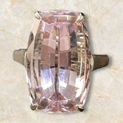 Platinum Estate kunzite Ring