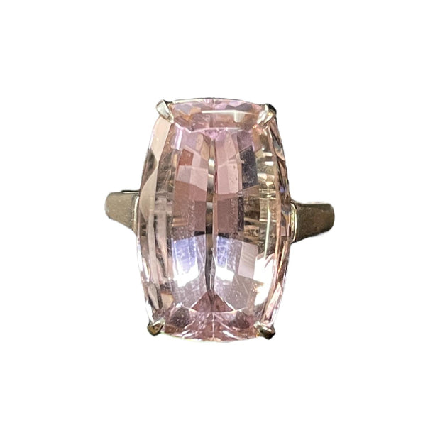 Platinum Estate kunzite Ring