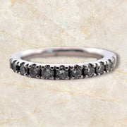 Stunning 14K White Gold Diamond Band