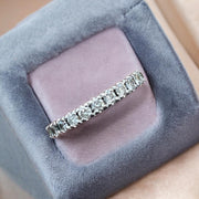 Stunning 14K White Gold Diamond Band