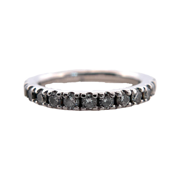 Stunning 14K White Gold Diamond Band