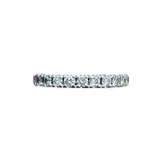 Stunning 14K White Gold Diamond Band