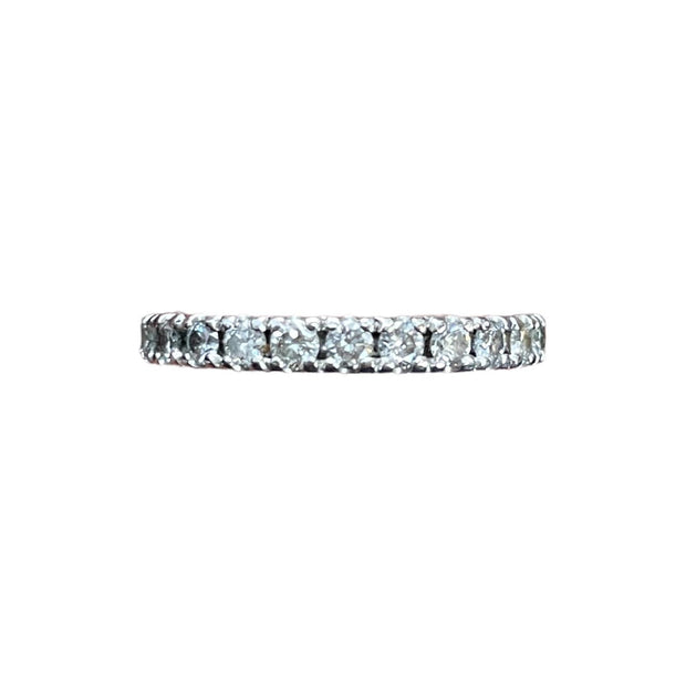 Stunning 14K White Gold Diamond Band