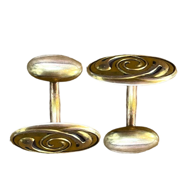 Antique 14K Yellow Gold Victorian Cufflinks