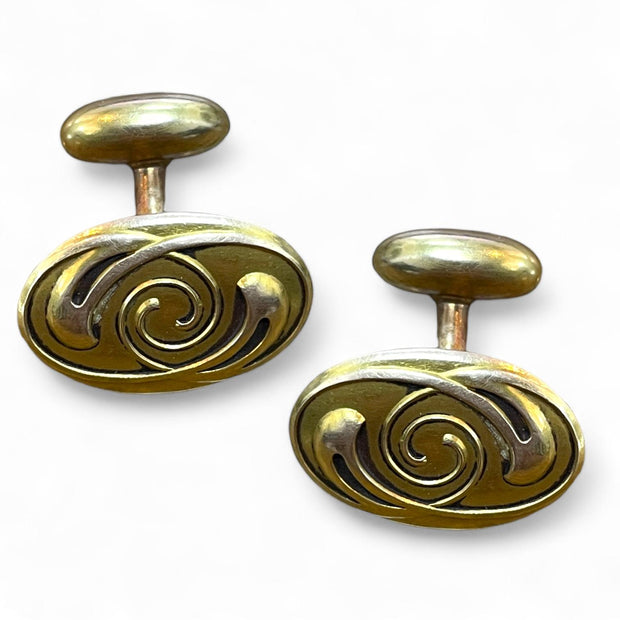 Antique 14K Yellow Gold Victorian Cufflinks