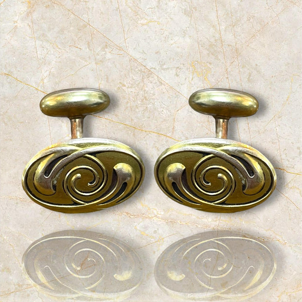 Antique 14K Yellow Gold Victorian Cufflinks