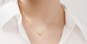 Tiffany & Co. 18K Yellow Gold Elsa Peretti Kidney Bean Necklace