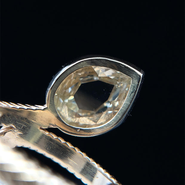 18k Yellow Gold GIA Certified 2.20ct Natural Diamond Serpent Ring