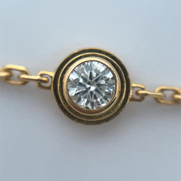 Cartier 18k Yellow Gold D'AMOUR Diamond Bracelet