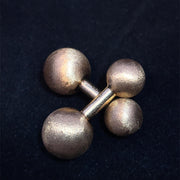 Cartier 14k Yellow Gold Dumbbell Cufflinks and Buttons set