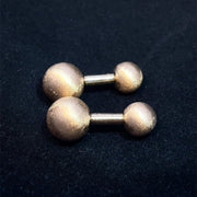 Cartier 14k Yellow Gold Dumbbell Cufflinks and Buttons set