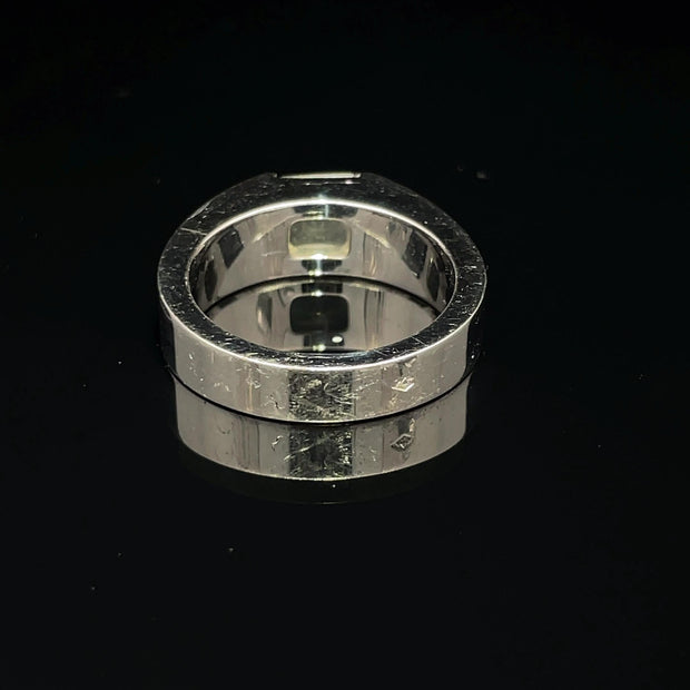 Cartier 18k White Gold Moonstone Ring