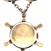 Agran & Son Solid Yellow Gold Vintage Swiss Watch Brooch