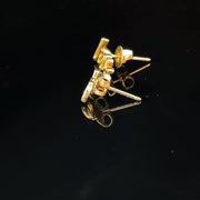 TIFFANY & CO. Paloma Picasso Graffiti 18k Yellow Gold Love & XO earrings