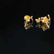 TIFFANY & CO. Paloma Picasso Graffiti 18k Yellow Gold Love & XO earrings