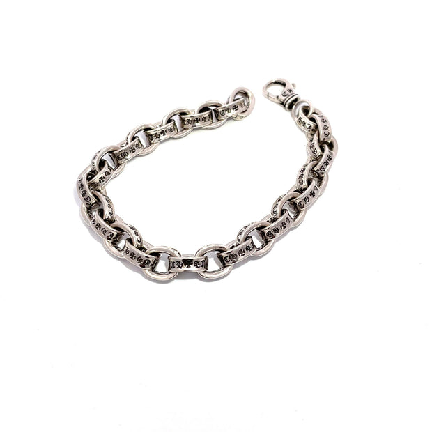 Chrome Hearts Style Silver 925 Y2K Vintage Bracelet