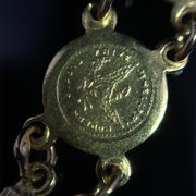 MINI TOKENS BRACELET IN 18K YELLOW GOLD