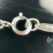 TIFFANY & CO. Platinum Pink Sapphire and Diamond Heart Pendant
