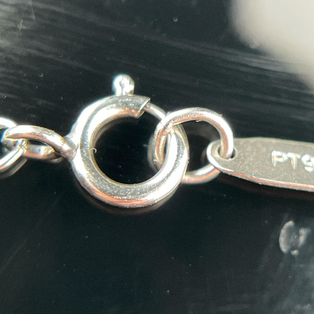 TIFFANY & CO. Platinum Pink Sapphire and Diamond Heart Pendant