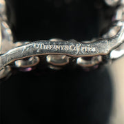 TIFFANY & CO. Platinum Pink Sapphire and Diamond Heart Pendant