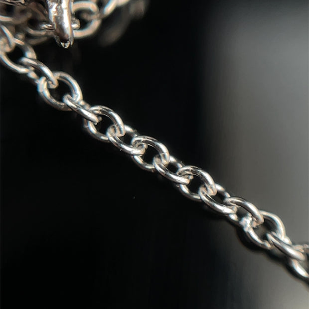 TIFFANY & CO. Platinum Pink Sapphire and Diamond Heart Pendant