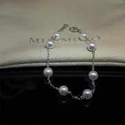 Mikimoto Pearl Exquisite Bracelet 18k White Gold