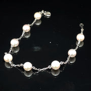Mikimoto Pearl Exquisite Bracelet 18k White Gold