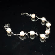 Mikimoto Pearl Exquisite Bracelet 18k White Gold