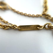 Cartier 18k Gold Multicolor Trinity Ring Pendant Necklace