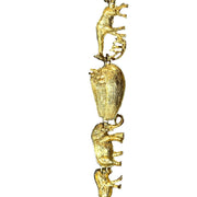 14k Yellow Gold Noah's Ark Bracelet