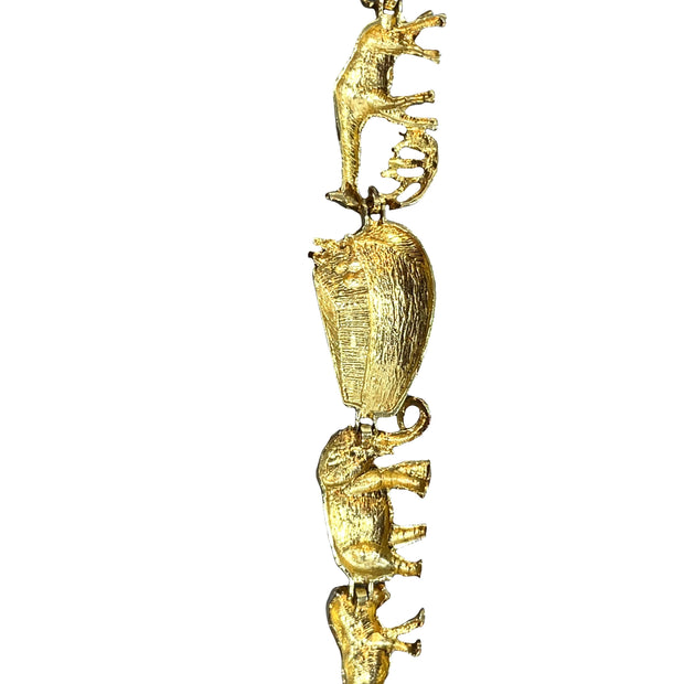 14k Yellow Gold Noah's Ark Bracelet