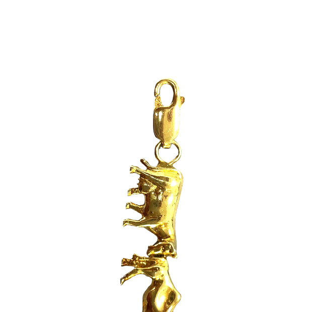 14k Yellow Gold Noah's Ark Bracelet