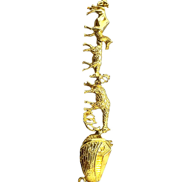 14k Yellow Gold Noah's Ark Bracelet