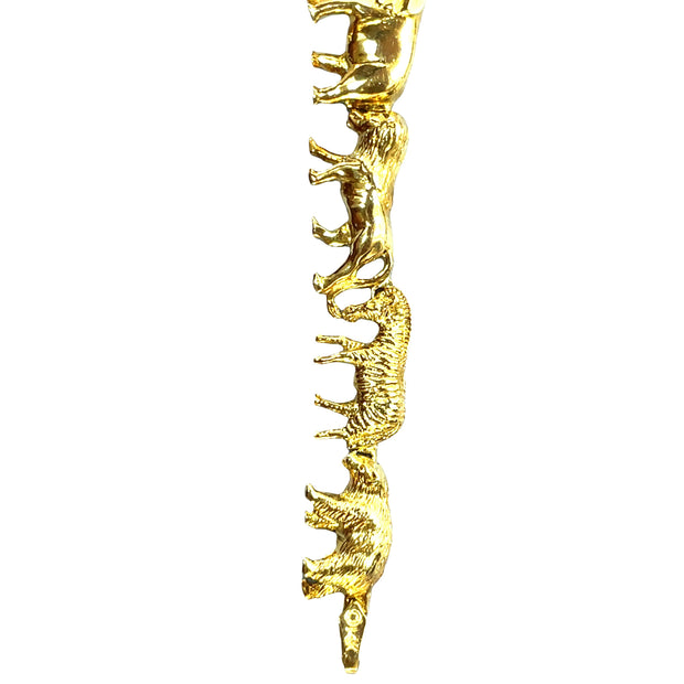 14k Yellow Gold Noah's Ark Bracelet