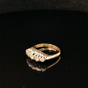 18k Yellow Gold & Platinum Diamond Ring